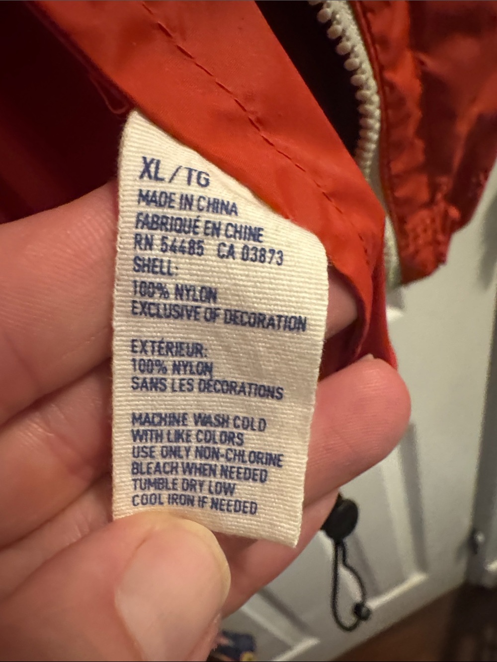 American Eagle Outfitters Bright Red Hooded Jacket - Picture 6 of 8